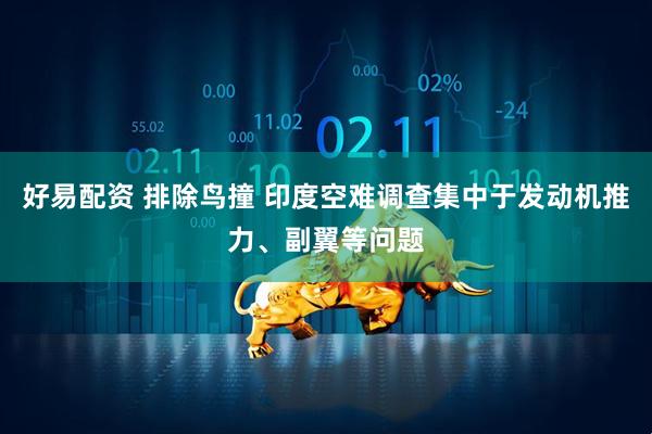 好易配资 排除鸟撞 印度空难调查集中于发动机推力、副翼等问题